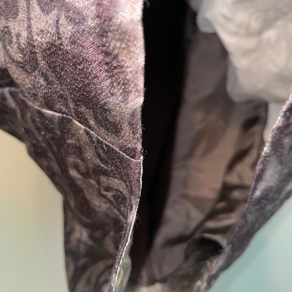 EUC Gary Graham Archival GG Germany Print Silk Blend Fit & Flare Dress Size 2 - Picture 5 of 7